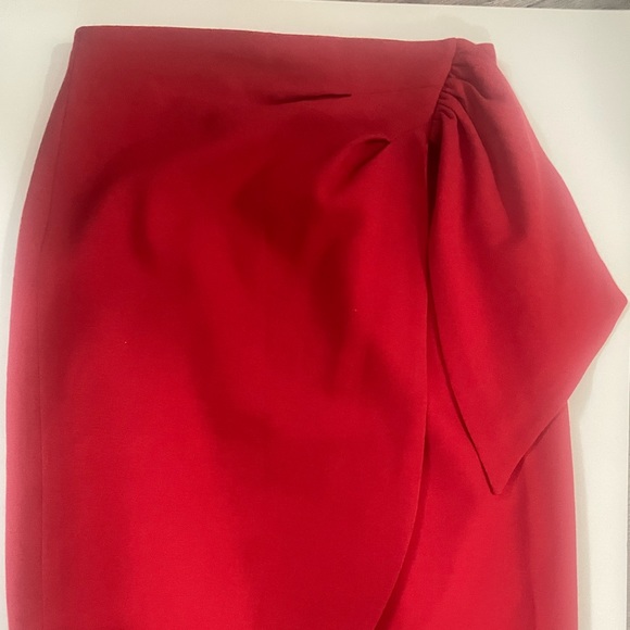 Wool Red Skirt (size 7 - 8) - Picture 1 of 10